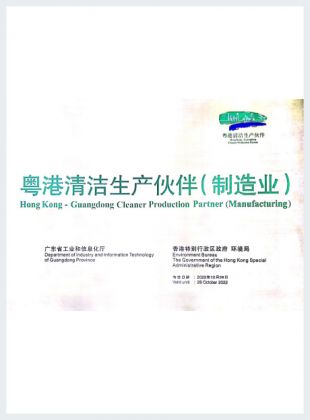 Guangdong and Hong Kong Cleaner Production Partner